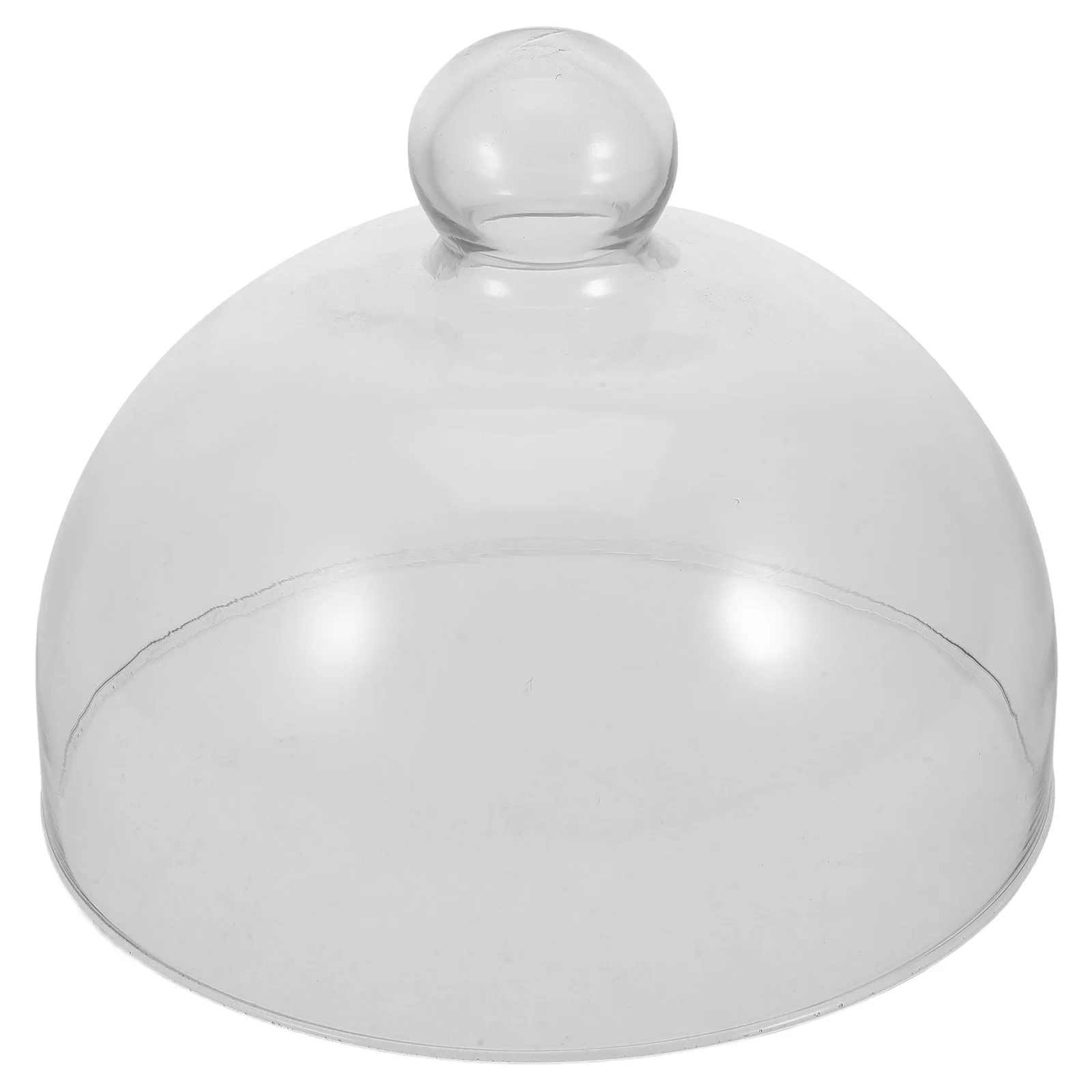 

Glass Cake Dome Clear Cover Transparent Food Protective Dome Dessert Display Cover Reusable Kitchen Lid Cake Covers