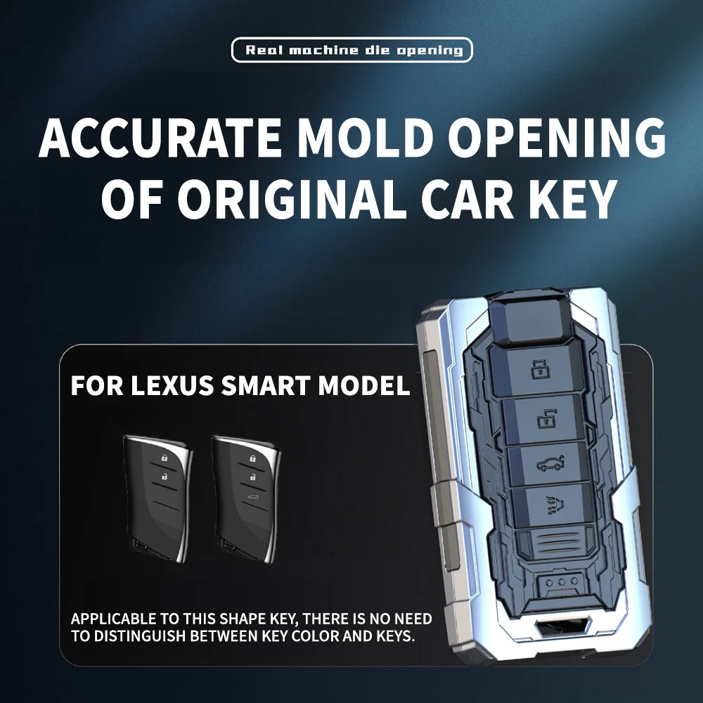 Car Key Case Zinc Alloy Cover For Lexus NX ES UX US RC LX IS 250h RX 350h LS 450h 260h 300h UX200 LM350H LM500H