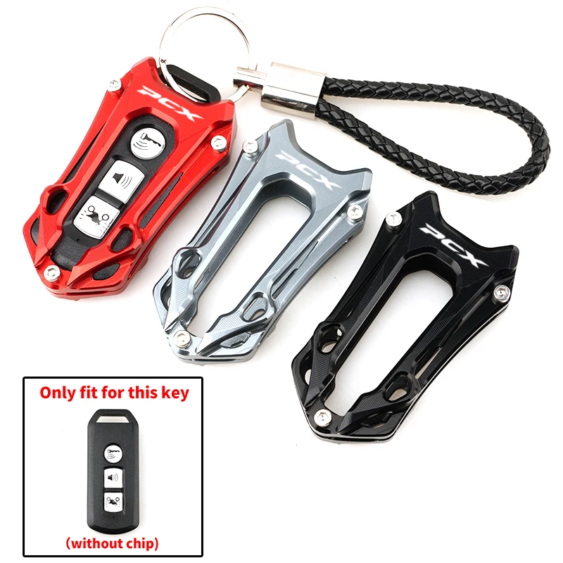 

Новый для HONDA PCX125 PCX150 PCX 125 150, алюминиевый чехол для ключей с ЧПУ для мотоцикла, противоугонный защитный чехол для ключей с дистанционным управлением