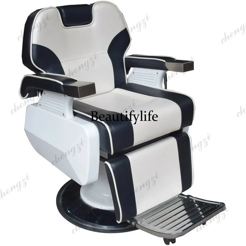 F181   Particularly Design Barber Chair Vintage Modern Beauty Eyelashes Barber Chair Accent Reclining Salon Furniture