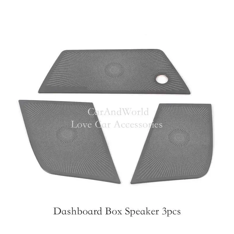 Stainless Roof Dashboard Box Speaker Inner Door Trumpet Audio Frame Cover Car Accessories For LEXUS ES ES200 ES250 ES300h ES350