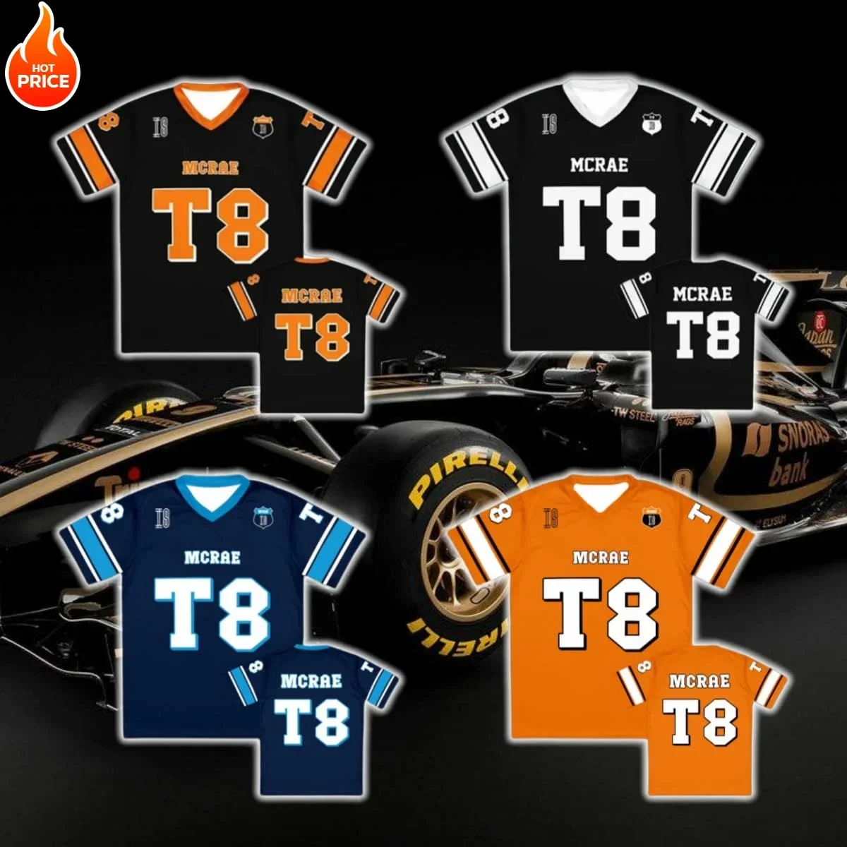 

2025 Summer Tate McRae Jersey Spring Summer Men Women Sportswear T8 McRae Football Jersey V-Neck T-Shirt Y2K Clothes Motorcycle