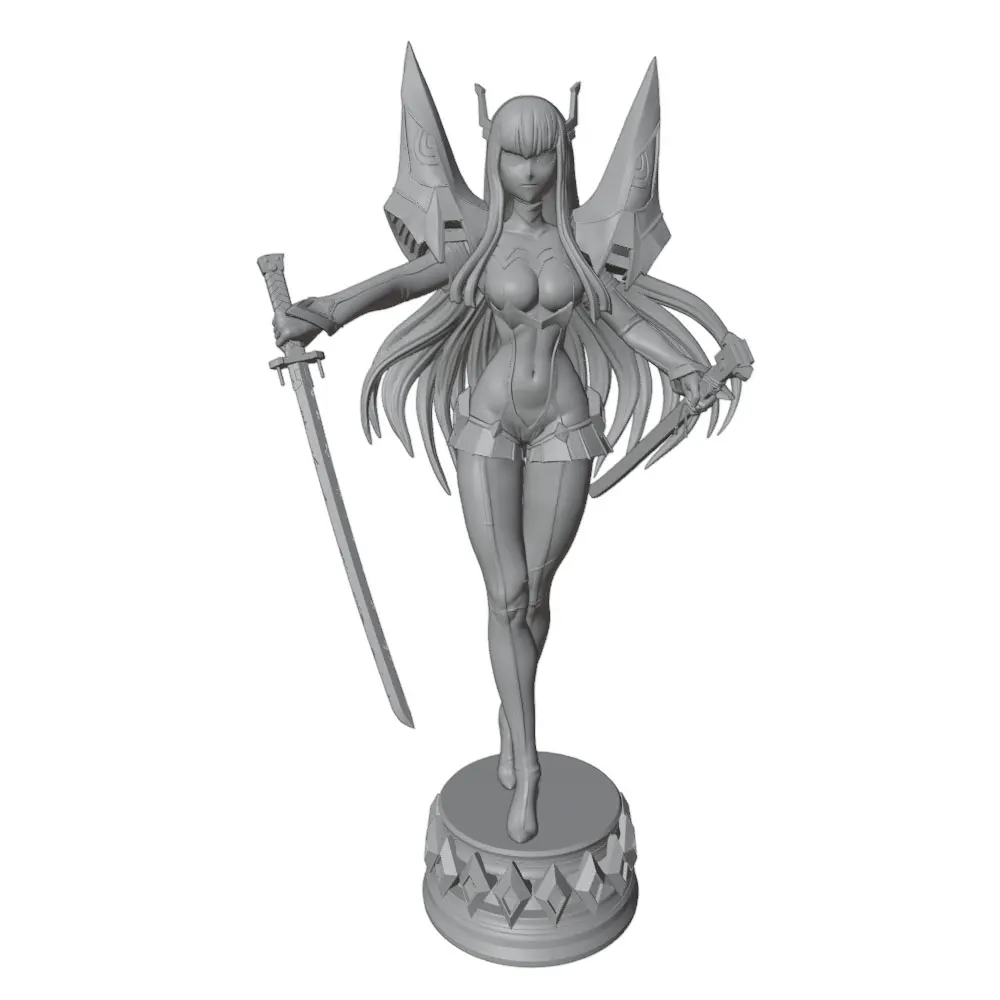 75/100/120/150mm Sexy Girl Resin Model Kits GK Miniature 3D Printed Gray Model Figurine DIY Doll Model Unassembled And Unpainted