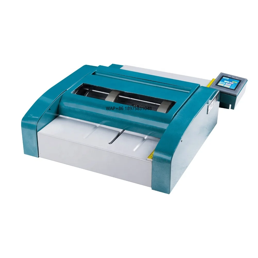 

Automatic Desktop Small Electric Folding Booklet Maker Machine