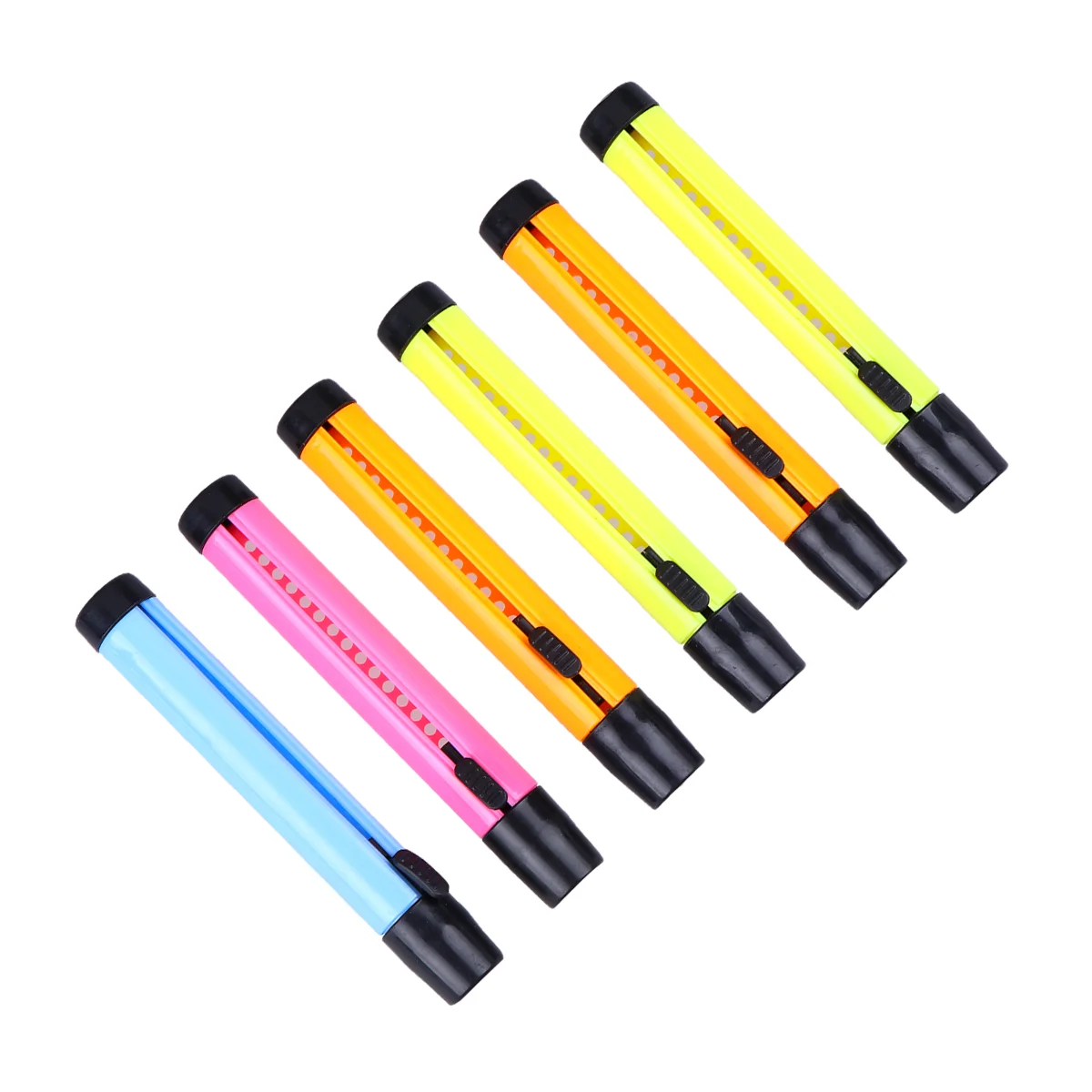 6pcs Colorful Chalk Holder Adjustable Eco- Chalk Storage Holder for Teaching (Random Color)