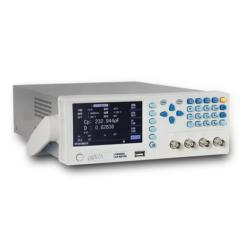 LCR6200A Desktop Kapazität Induktivität Messgerät 12Hz ~ 200kHz Hohe Präzision Digitale LCR Meter Tester Brücke