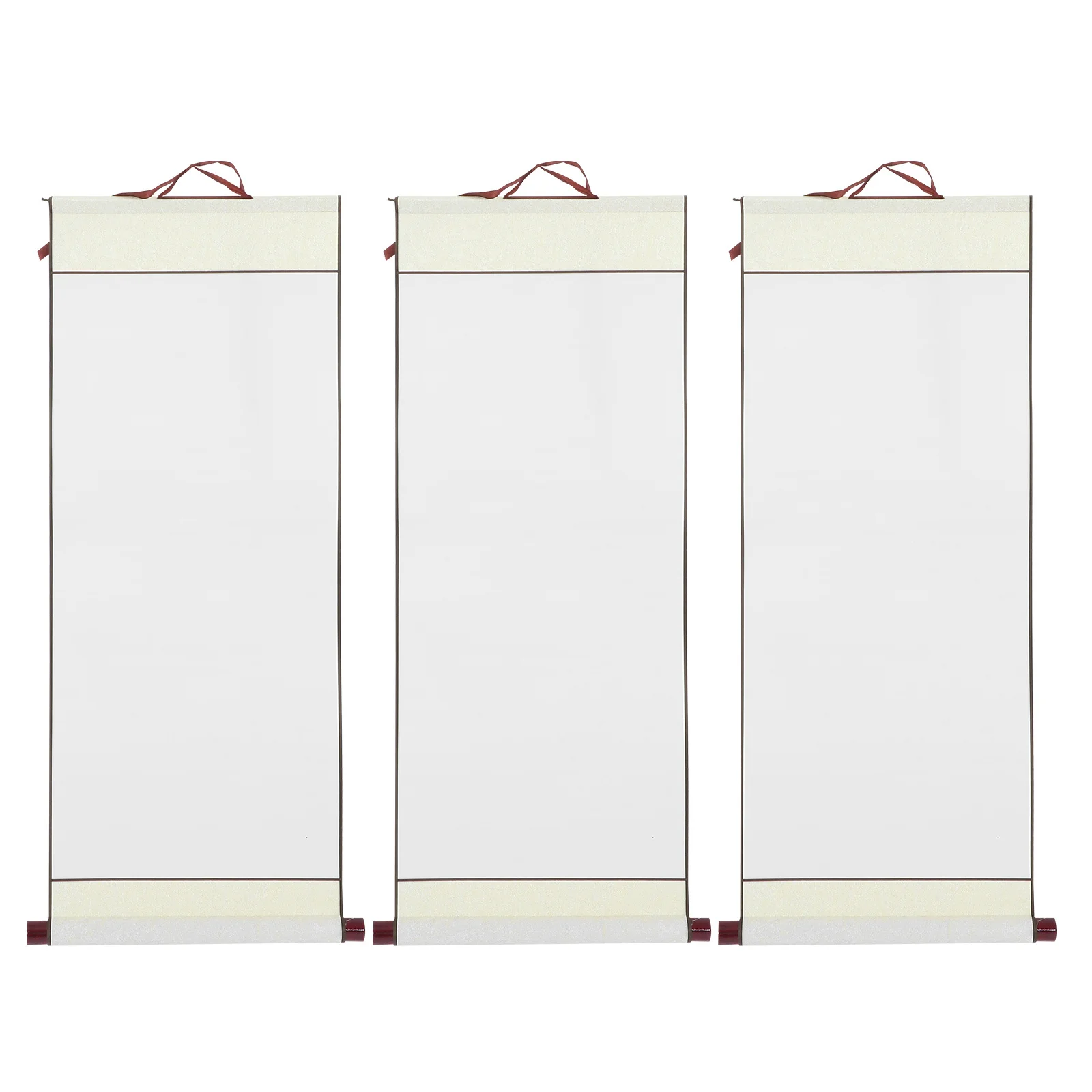 

3Pcs Calligraphy Practicing Paper Chinese Xuan Paper for Writing Painting Blank Scroll Art Display Use