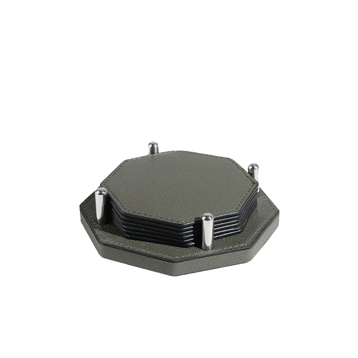  Creative Leather Cup Mat Set Heat Insulation Pad for Glass Coffee Cup Tea Cup Light Luxury Nordic Sle round ape