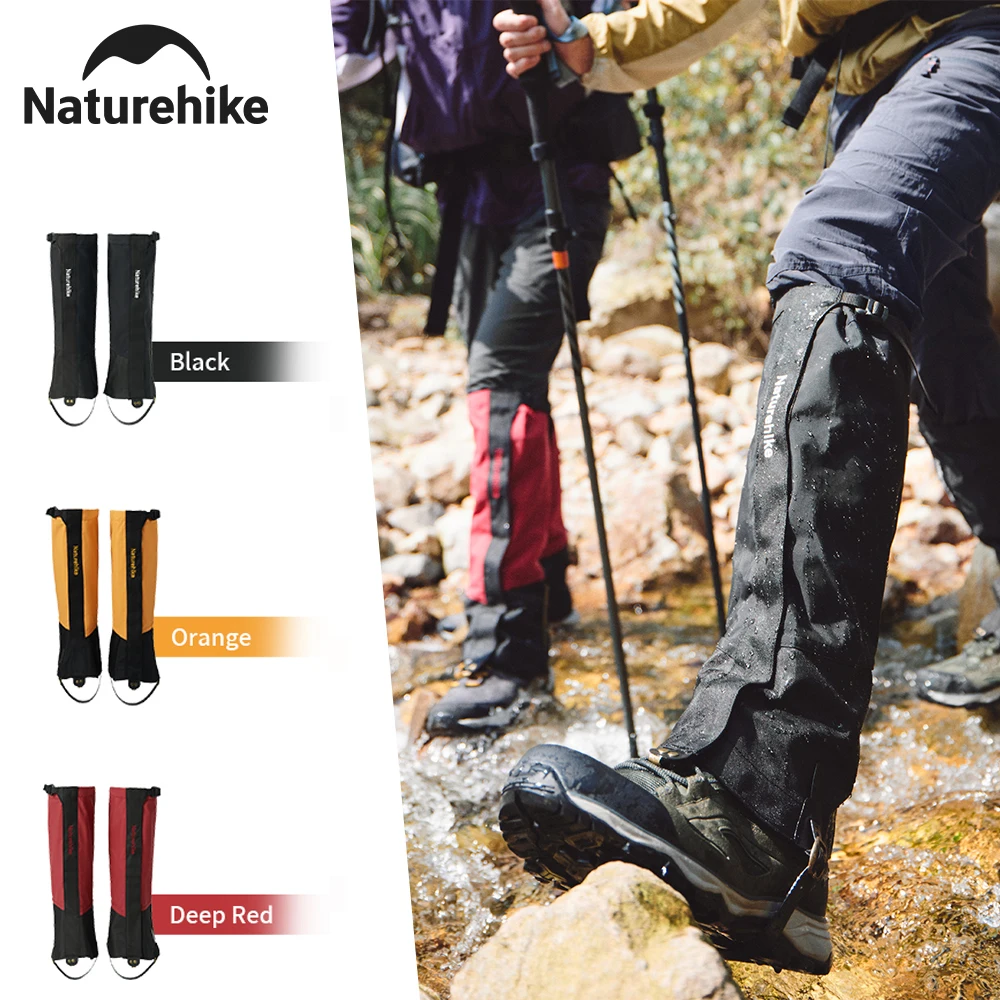 Naturehike Gaiters Shoes Cover All Terrain Trekking Snow Cover Men Women Outdoor Hiking Skiing Waterproof Snowproof Warmers Leg