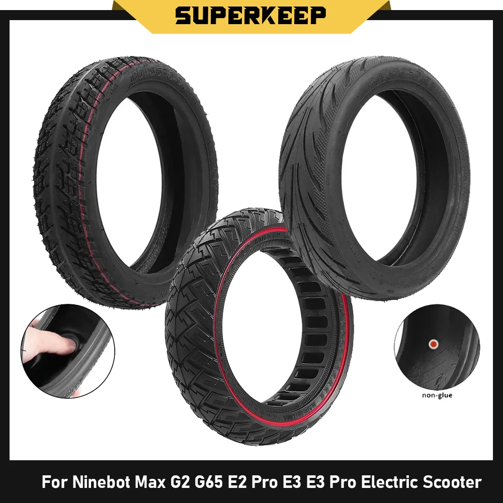 

Self-repairing Tire 60/65-6.9 for Ninebot Max G2 G65 E2 Pro E3 E3 Pro Scooter 10 Inch Tubeless Tire Solid Tire Replacement Tyres