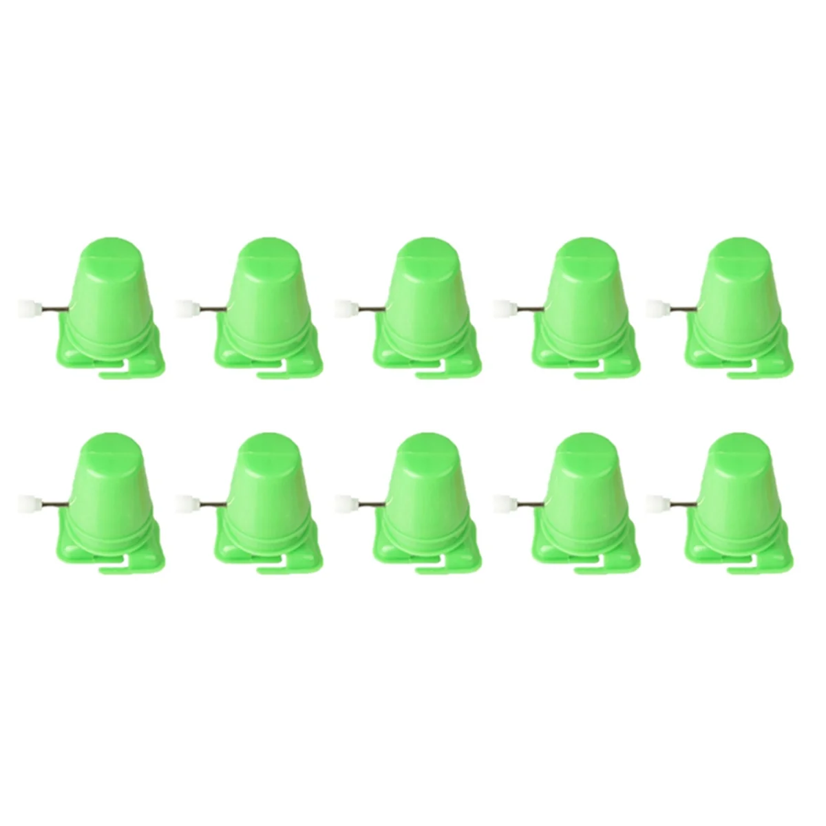 BAAA-10Pcs Clockwork Legged Robot Kid Toy Wind Up Toy Movement Mechanism Movement Plaything Toys for Kid Toy Sports Green