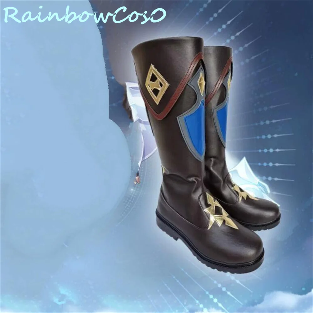 Ridders Van Favonius Mondstadt Kaeya Alberich Genshin Impact Cosplay Schoenen Laarzen Spel Anime Halloween Kerst Rainbowcos0 W3513