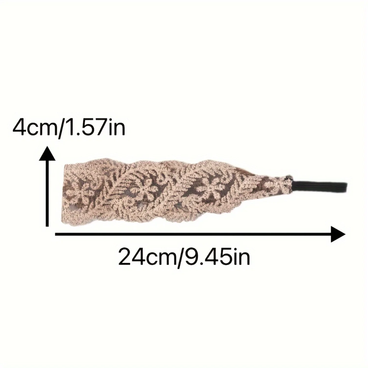 7 قطع/مجموعة عصابة رأس مطرزة أنيقة، ربطة رأس مرنة، إكسسوارات شعر دانتيل عتيقة للنساء والفتيات