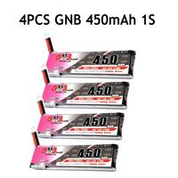 4pcs/Lots Gaoneng GNB 1S 450mah 3.8V 80C Lipo Battery PH2.0 Plug and 1S 2S Charger for Tinyhawk II Race Indoor FPV Racing Drone