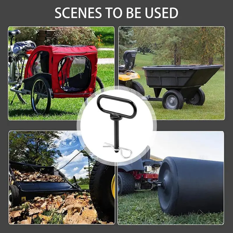 

Trailer Gate Pins 1/2 Inch Tractor Hitch Pins Hitch Pin Accessories Trailer Gate Pin for Mowers Heavy Duty Tractor Hitch Pins