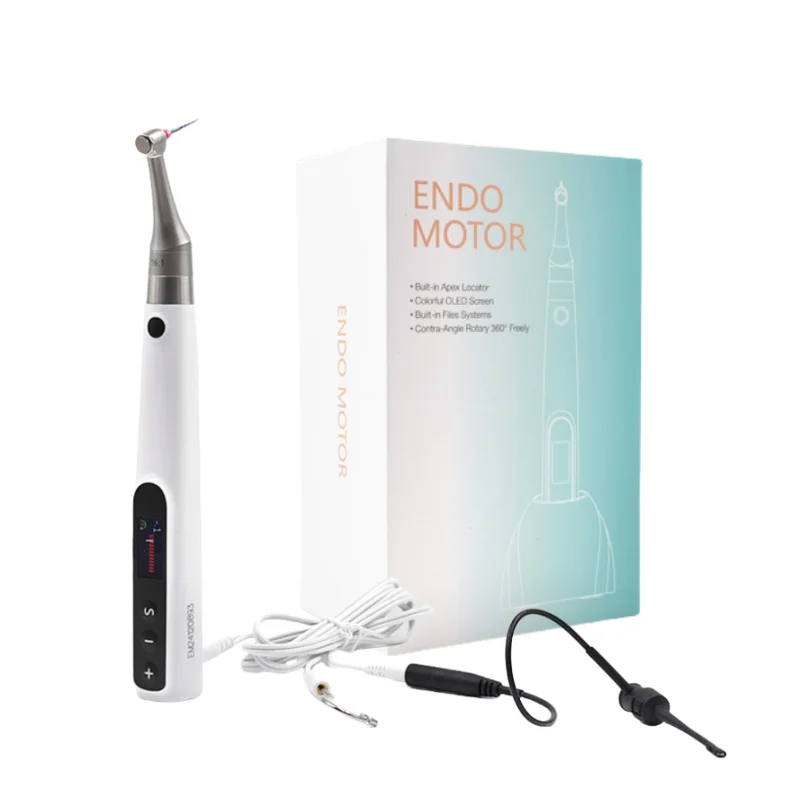 2 in 1 D ental Endo Motor with Apex Locator with 16:1 Contra Angle Canal for Endodontic Use de ntistry Tools