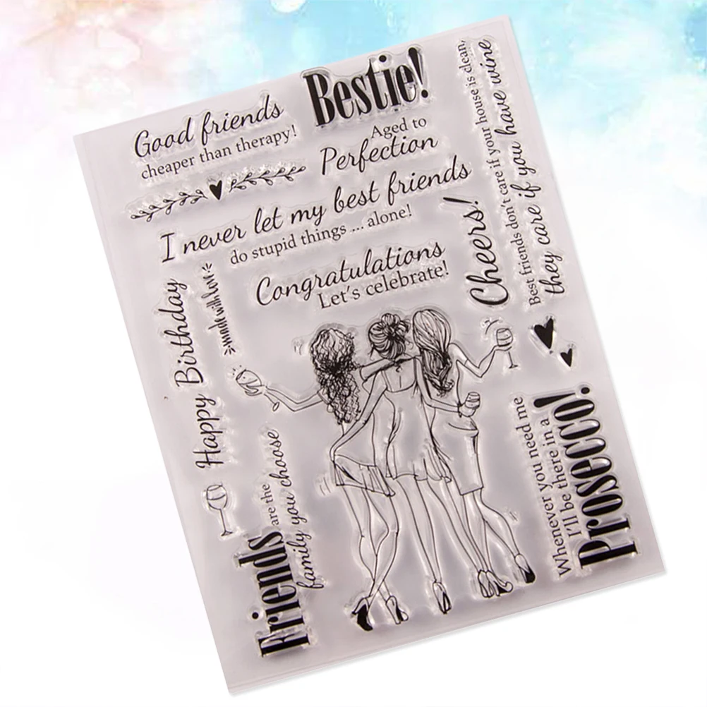 

Clear Stamp Transparent Seal For Diy Scrapbooking Craft Photo Album Diary Decoration Reusable Cling Mount Stamps For Card