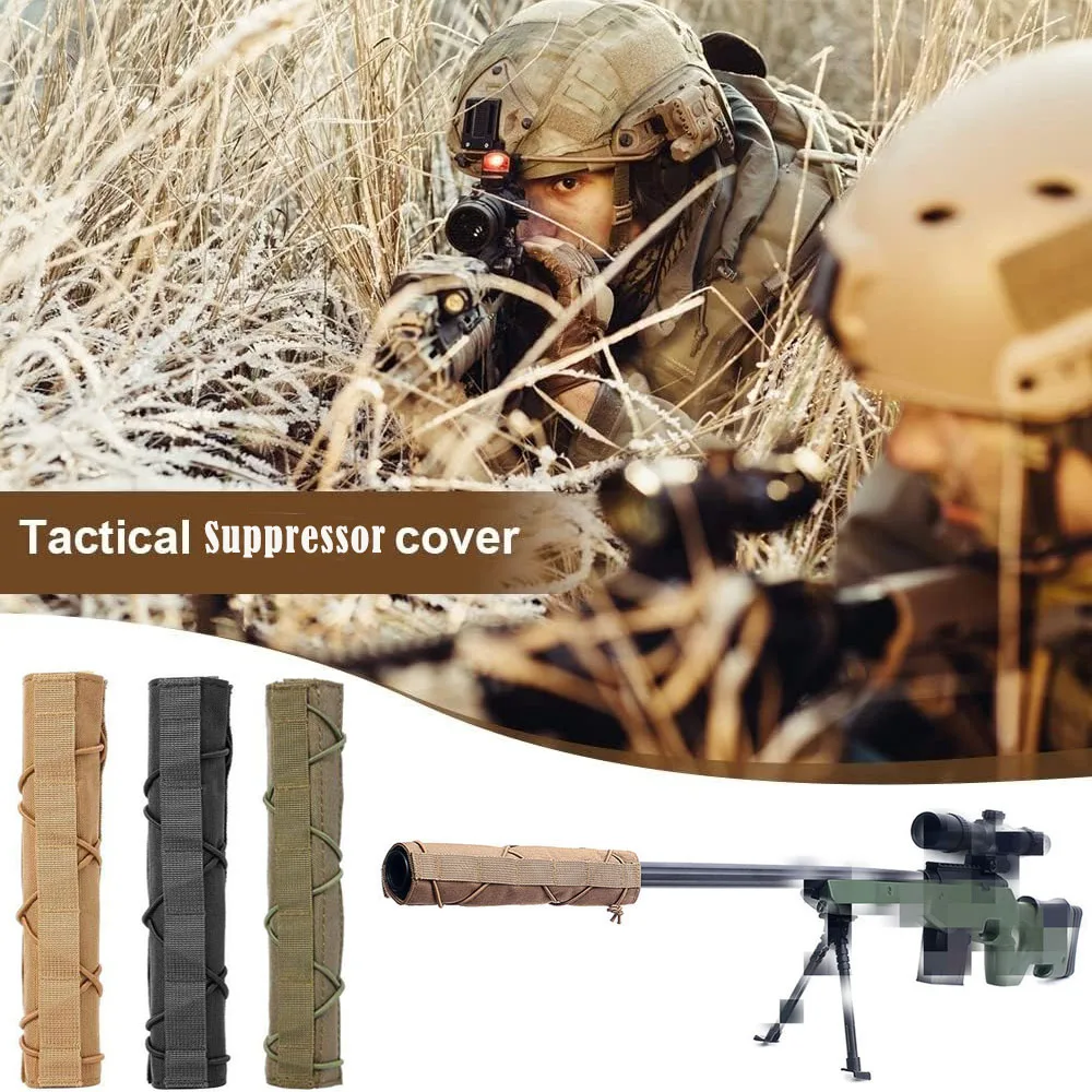 ملحقات الصيد بندقية كم حامي مول التكتيكية اطلاق النار القامع غطاء الادسنس بندقية قناص النار بندقية برميل #1