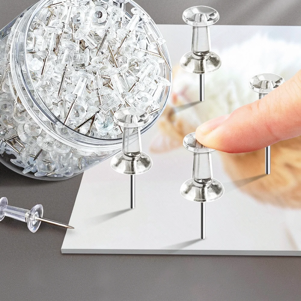 Macaron Color Thumb Tacks Round Head Pins For Cork Board Office School Supplies Document Photo Fixing Wall Nails