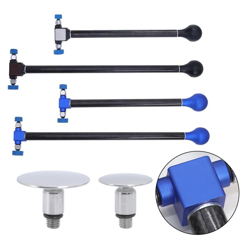 

3pcs/set Car Dent Repair Knocking Hammer Body Sheet Metal Concave Convex Restoration Leveling Hammer No Trace W/ Replace Head