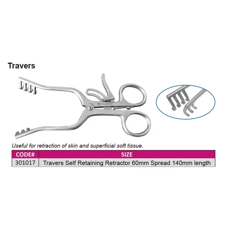 Travers Self Retaining Retractor Veterinary Instrument equipments products small animal orthopedic surgical prcl tplo vet supply