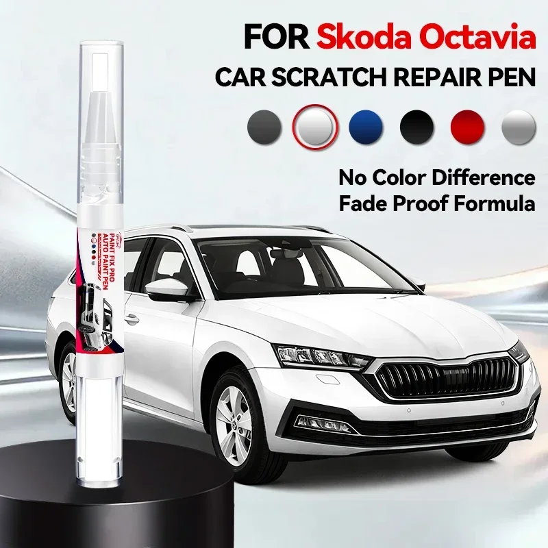 

Car Dedicated For Skoda Octavia Car Paint Repair Pen Touch Up Scratch Remover DIY Auto Accessories Beige 123 White Gray LD7S 160