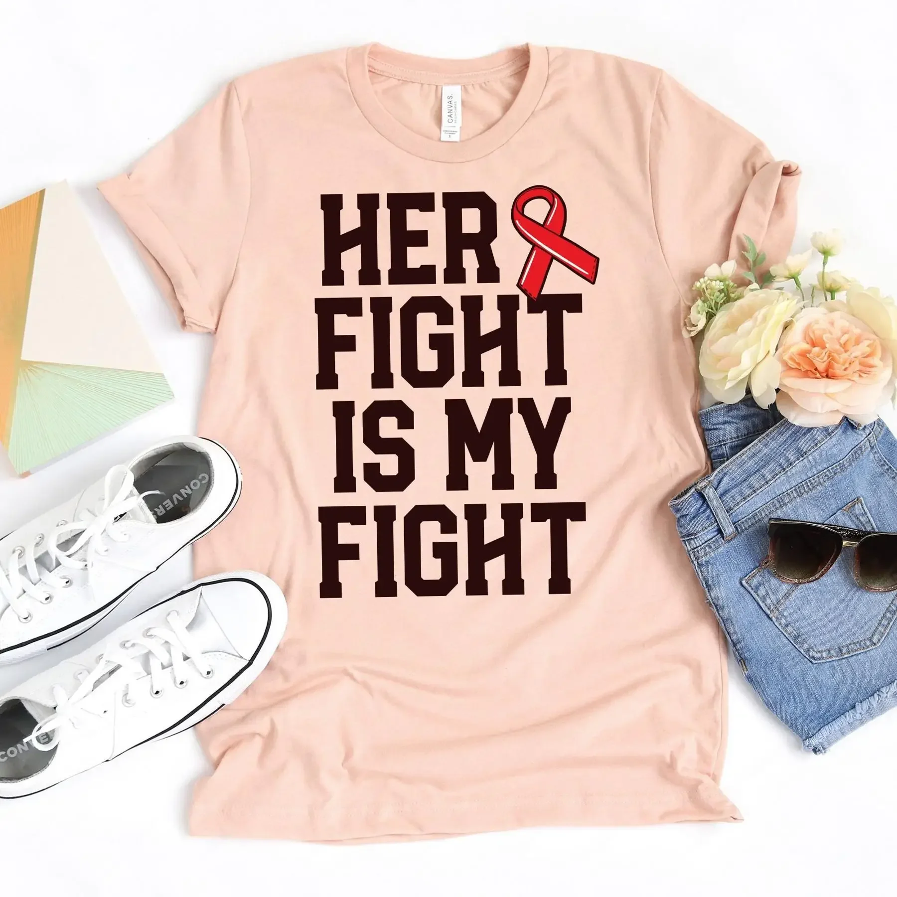 

Ее бой — моя футболка Осведомленность сгута крови Легочный эмболист Эмболизм PE