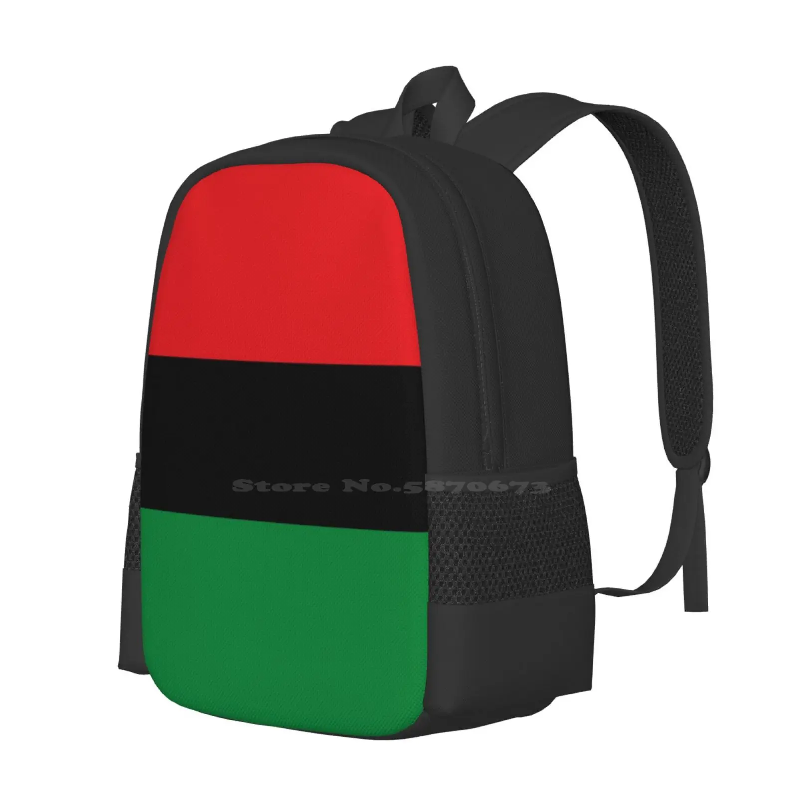 Pan African Flag Duvet Cover Hot Sale Schoolbag Backpack Fashion Bags Pan Africans Afro American Flags Colors Red Black Green