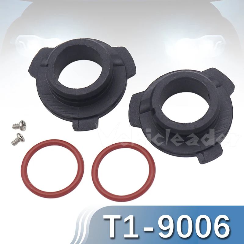 2 uds 9006 HB4 adaptador de bombilla de faro LED para coche soporte Base enchufes retenedor de faro