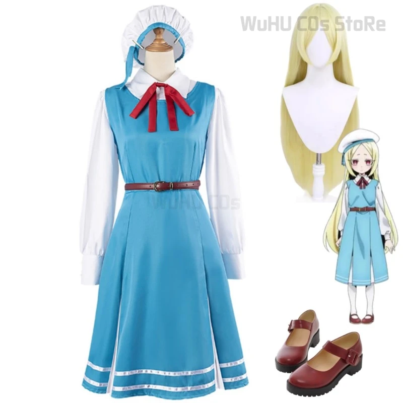 

Anime Gushing Over Magical Girls I Admire Magical Girls Wig Dress Uniform Shoes Morino Korisu Cosplay Costume Woman Party Suit