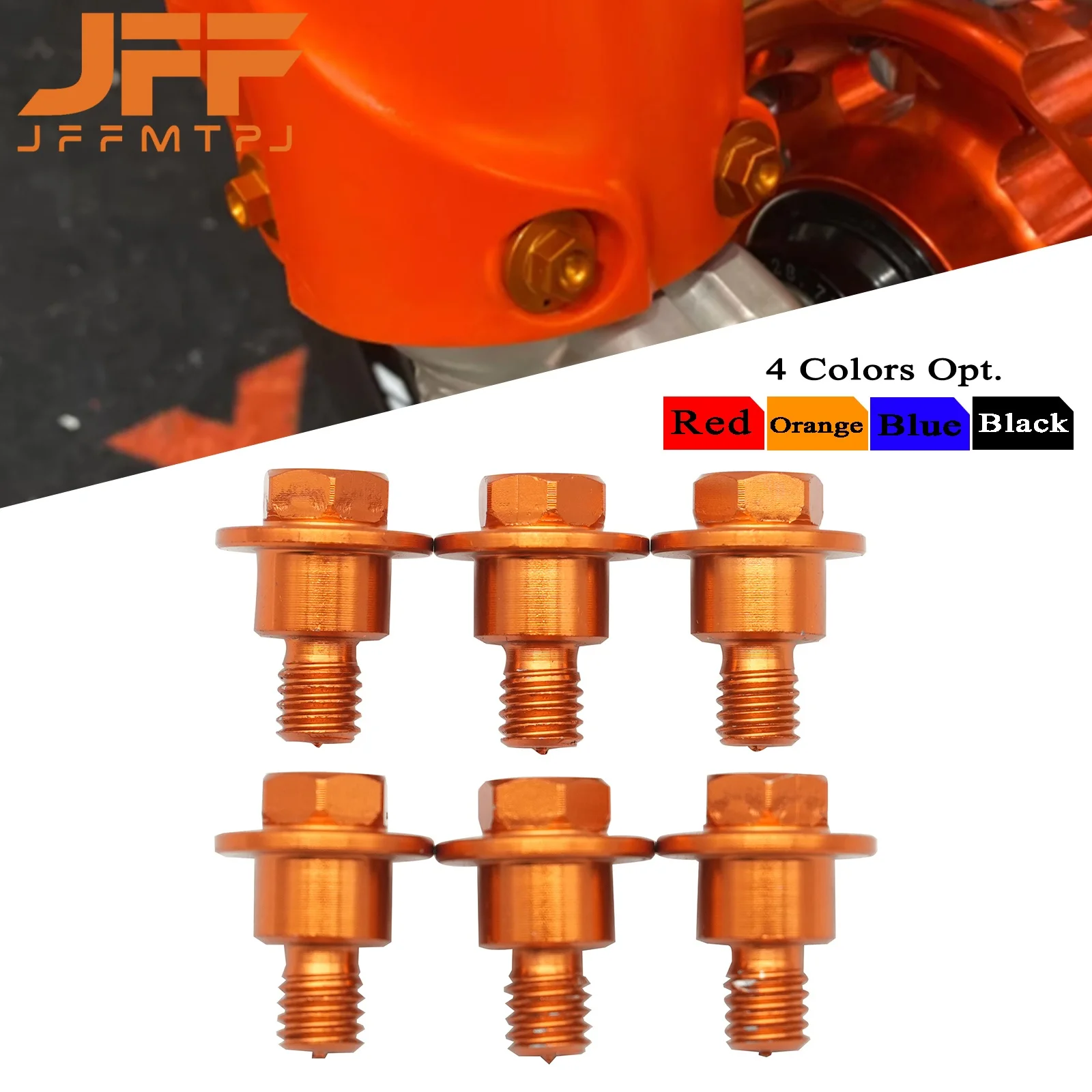 Motorcycle CNC Front Fork Protection Fixing Screws For Yamaha YZ65 85 125 250 250F 450F 125X 250X 250FX 450FX WR250F WR450F