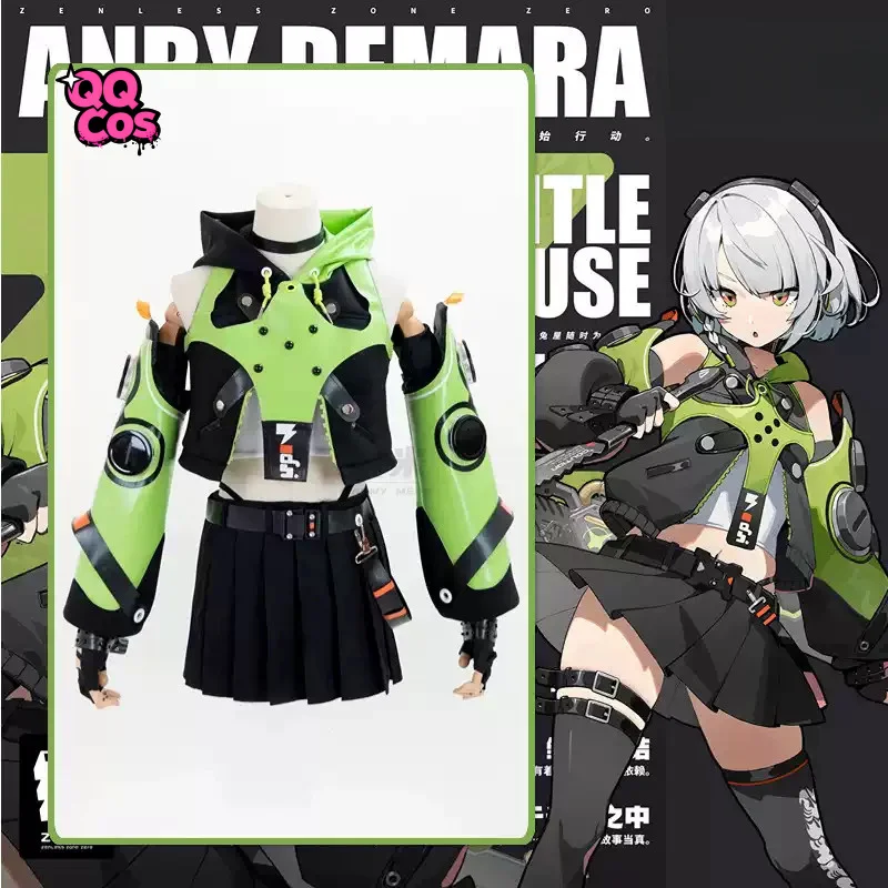 

Zenless Zone Zero Cunning Hares Anby Demara Cosplay Costume Outfit Halloween Carnival Christmas Role Play QQ cos