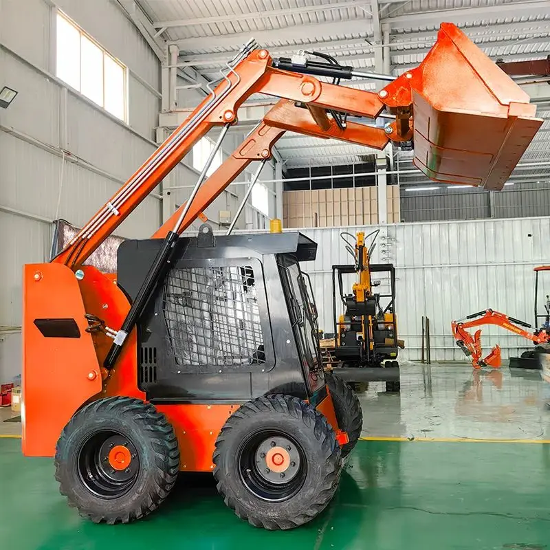 حار بيع البسيطة انزلاق لودر CE المعتمدة الجبهة نهاية محمل عجلة جرافة انزلاقية مع المرفقات #5