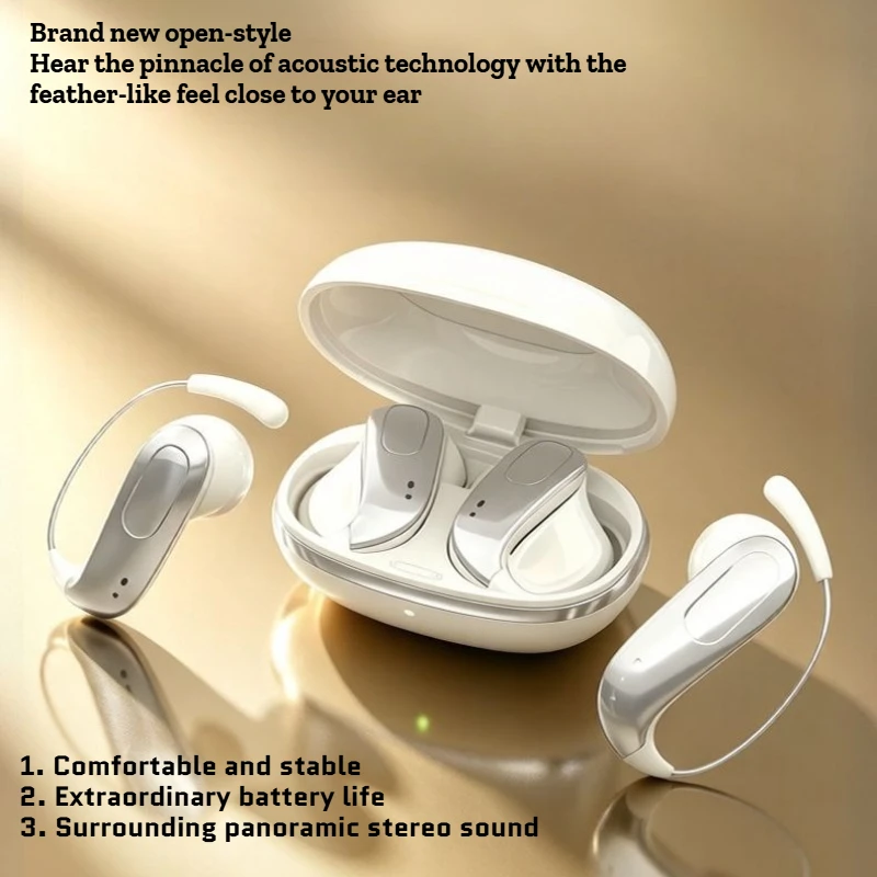 Shell Shaped Bluetooth Headphones Unique Design Wireless Earbuds Comfortable Fit High Sound Quality with Long Battery Life for M