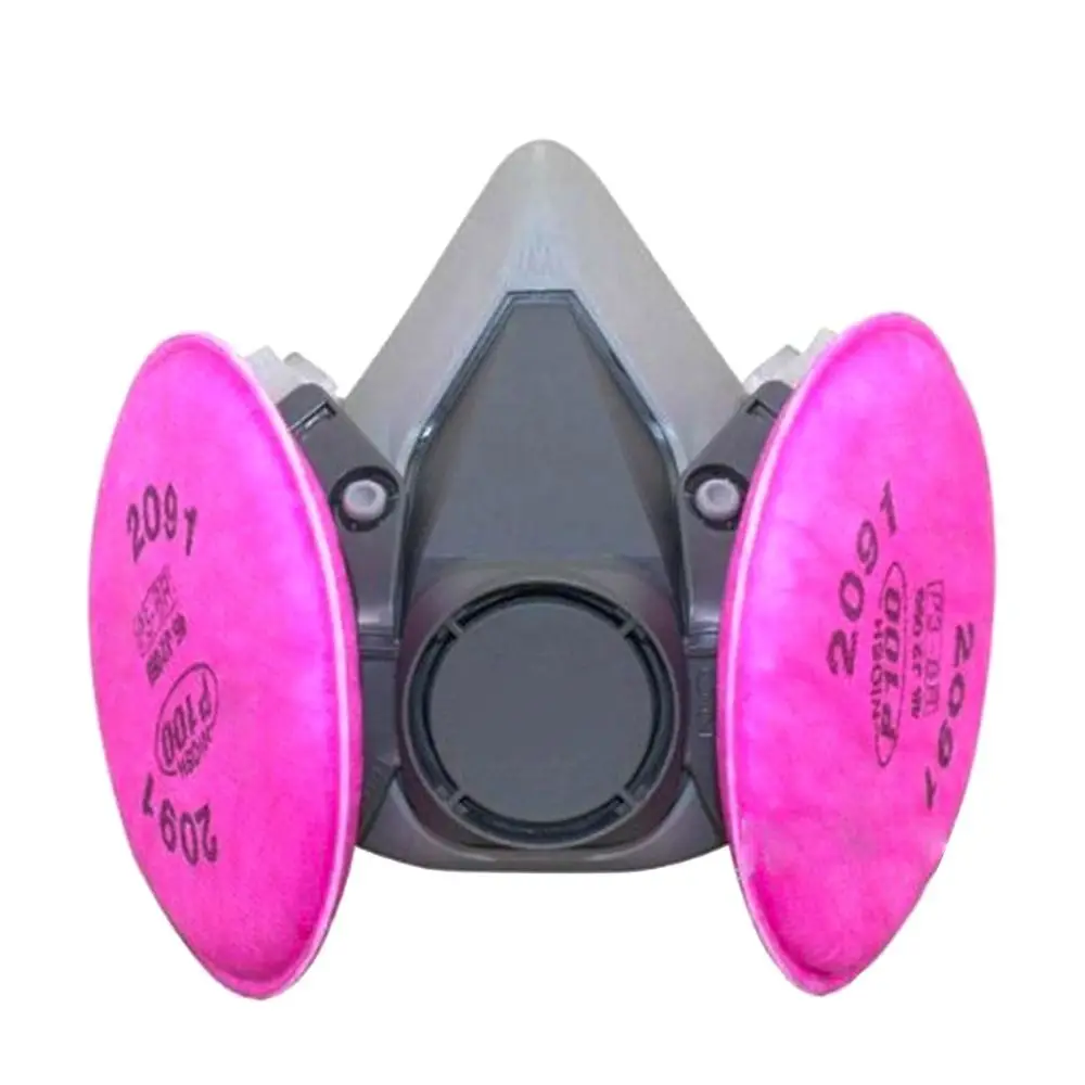 1Pair 2097/2091 Filter Cotton Dust Cover Anti Glass Fiber P100 Filter 6200 / 7502 /7501 /6800 Series Particulate Particles