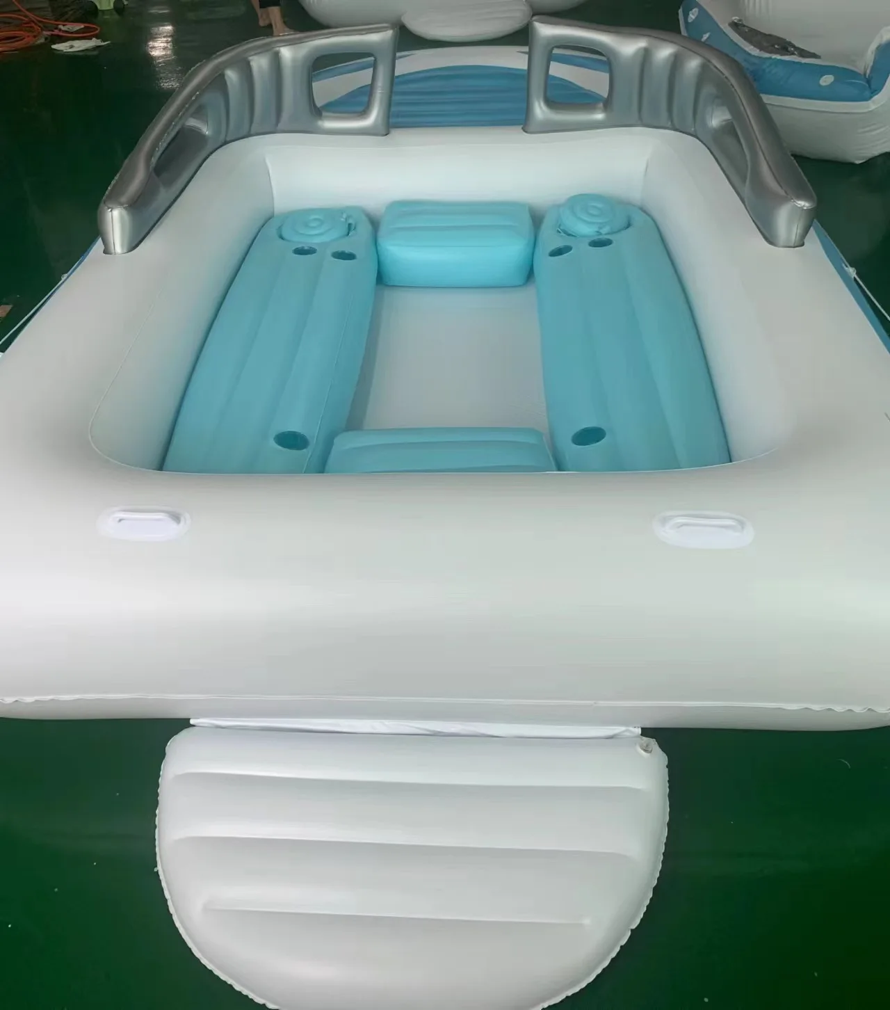 2023  New  huge inflatable product colored boat on an inflatable pool float for swimming pool/inflatable large toys float image 5