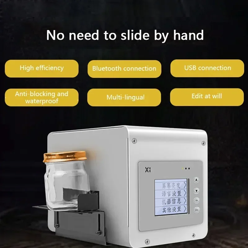 Hot Sale Desktop Static Inkjet PrinterIntelligent Non-handheld Color Small Printer X1 Date Two-dimensional Barcode Inkjet Printe