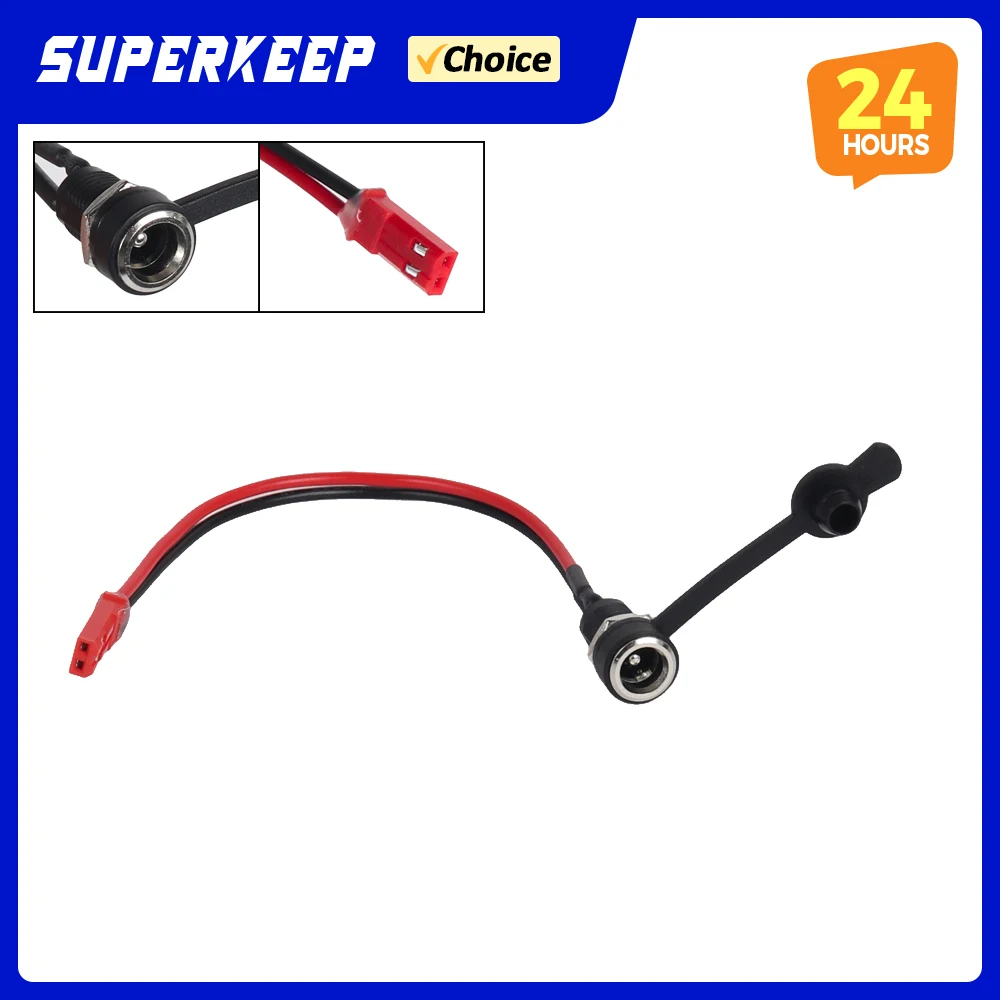 5.5*2.1mm Charging Port DC For KuKirin G3 G4 For G3 G4 Electric Scooter Charging Interface Socket With Waterproof Cover Parts