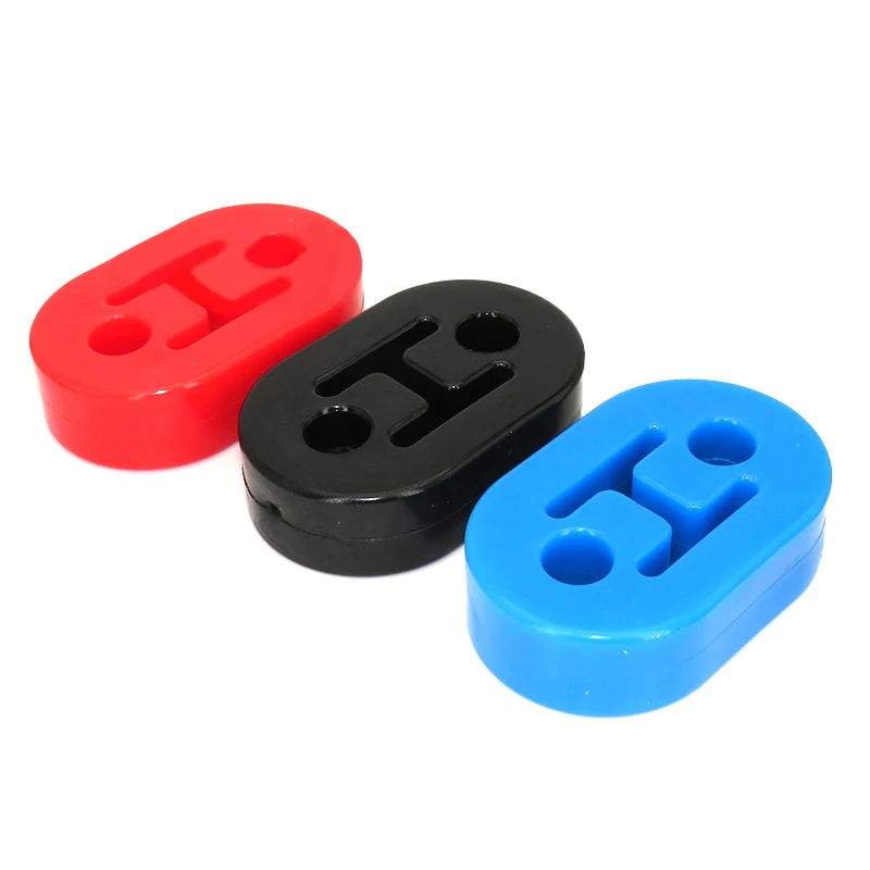 Universal Car Exhaust Pipe Mount Brackets Hanger Insulator Polyurethane Hanger Liner Bracket 2 Holes 4 Holes - Image 2