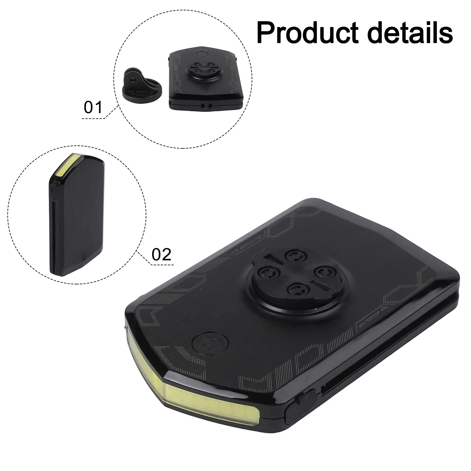 

Аккумулятор 5000 мАч, крепление для велосипедного компьютера, крепление для ночного велосипеда, компьютерное крепление, интерфейс 2-в-1, съемный зарядный кабель