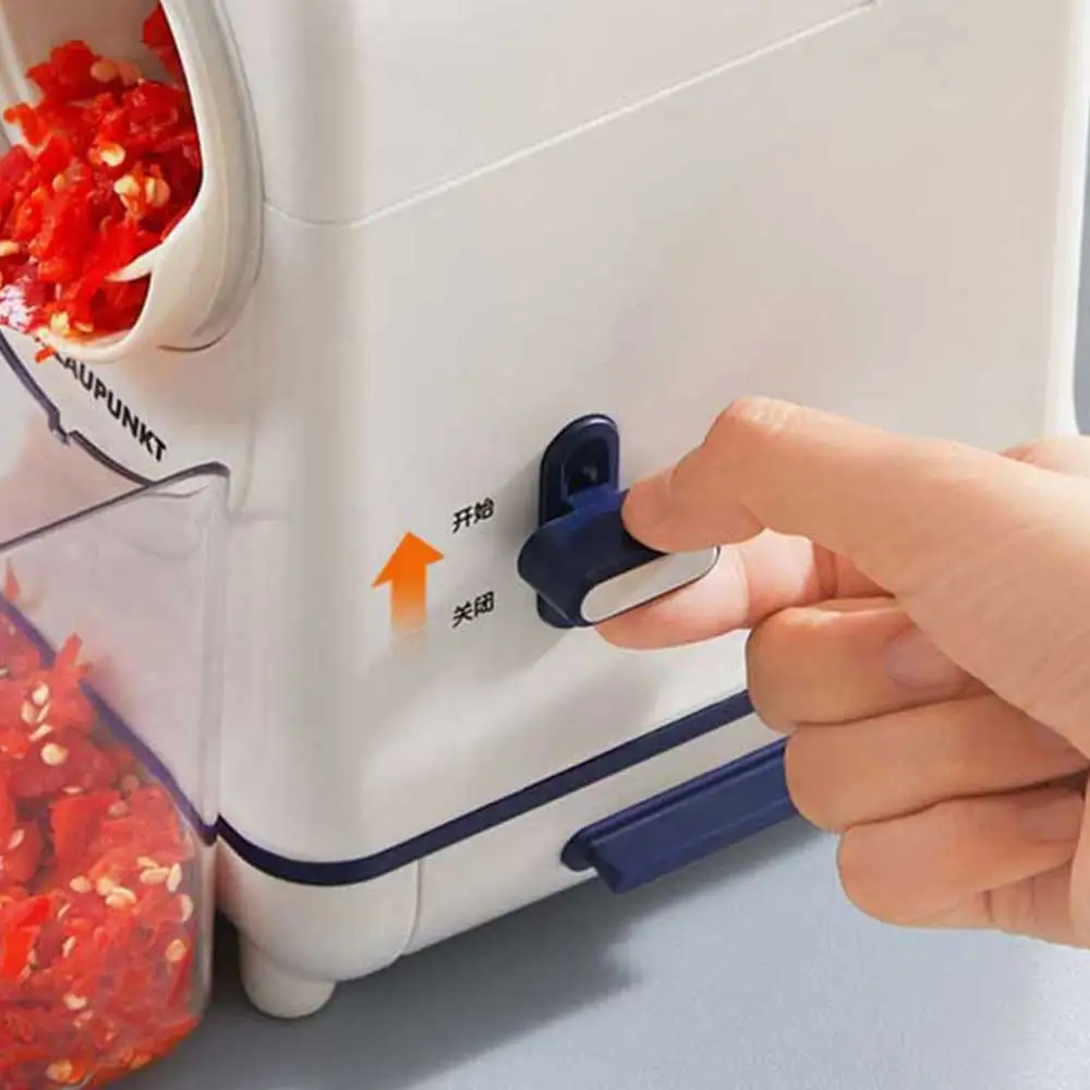 Cortador de verduras eléctrico, cocina multifuncional, trituradora de alimentos para el hogar, rebanador de patatas