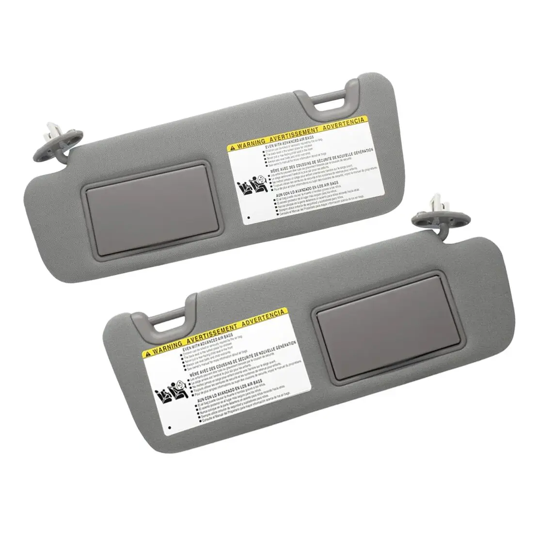 

74320-0E074-A0 74310-0E074-A0 1 пара солнцезащитного козырька с подсветкой подходит для Toyota Kluger Highlander 2014-2016 2017 2018 2019 серый