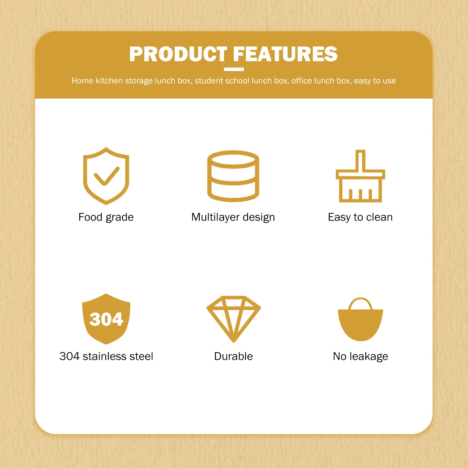 

1 комплект, многослойный ланч-бокс премиум-класса, двухслойный для студентов, офисных работников, штабелируемый контейнер для еды, практичный