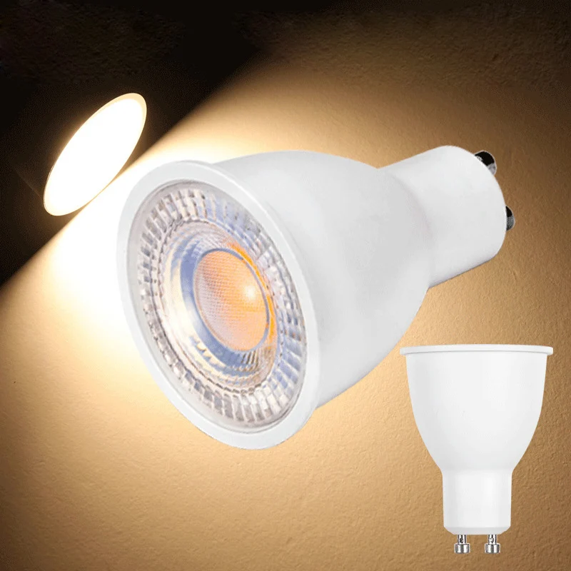 Imagem -05 - Led Cob Spotlight para Iluminação Doméstica sem Lâmpada de Iluminação Flicker Luzes Brancas Frias e Quentes Gu10 10w 15w 220v 230v 240v 10 Unidades por Lote