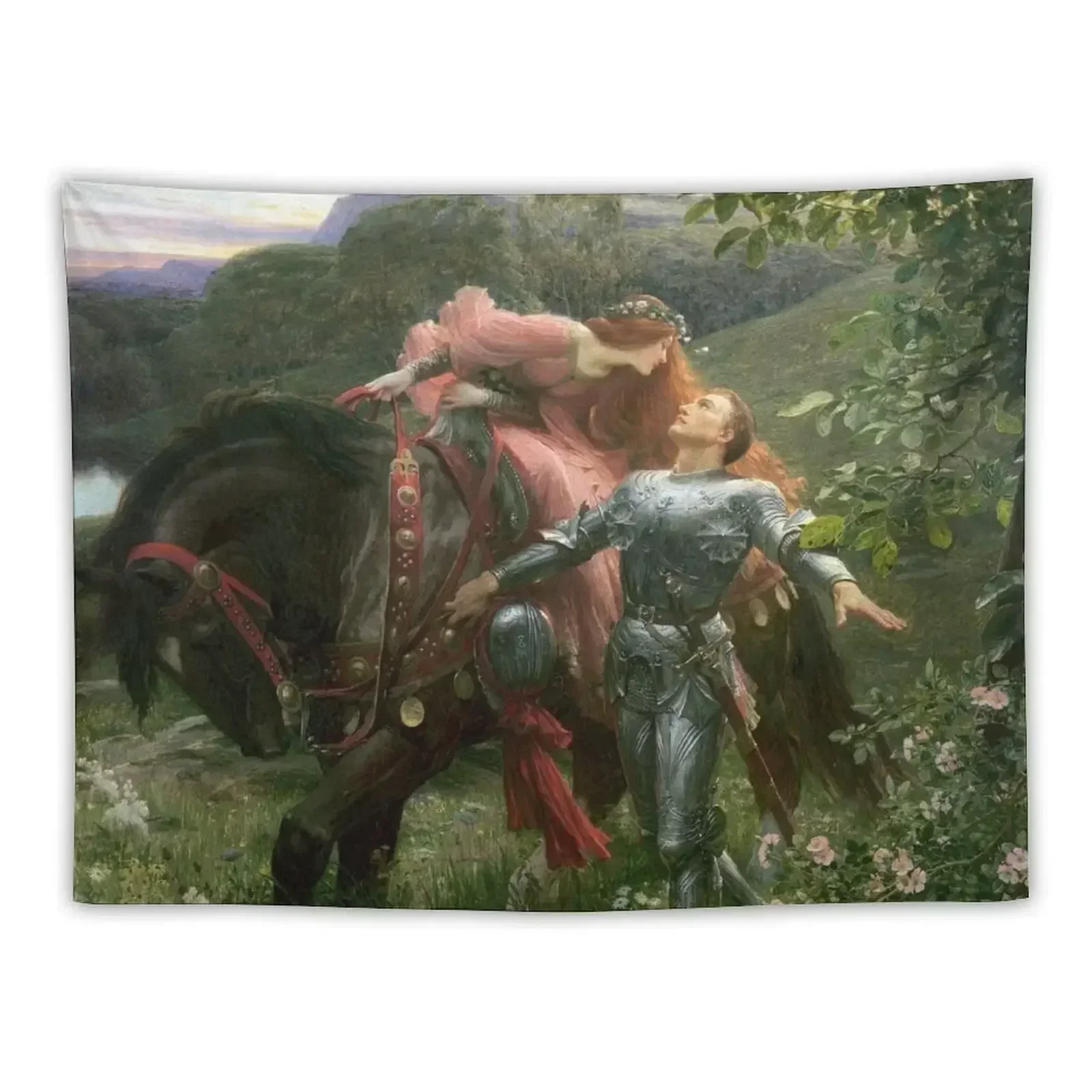 la belle dame sans merci Tapestry Bedroom Organization And Decoration Room Decorations Aesthetics Tapestry