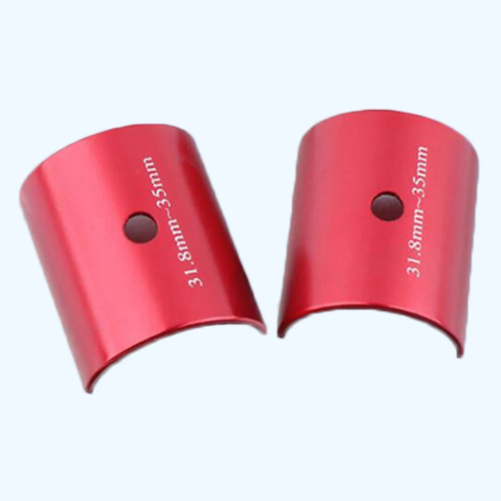 Lightweight Aluminum Alloy Bicycle Handlebar Shim Stem Reducer Convert 31 8mm to 35mm Red Improved Control and Comfort