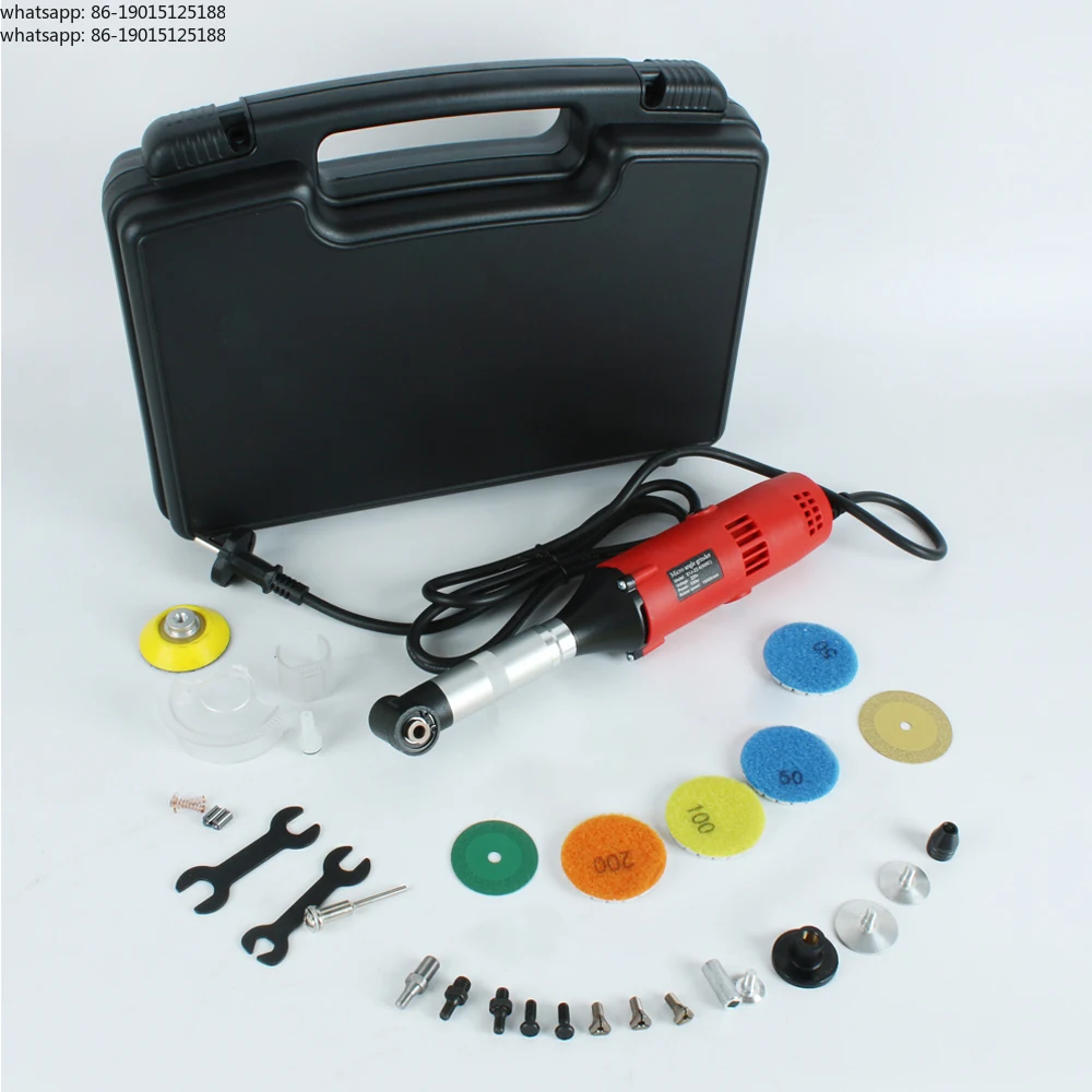

550W Mold Polisher Multi-Functional Electric Angle Grinder Portable Tile Grout Cleaning&Polishing Machine with Accessories Kit