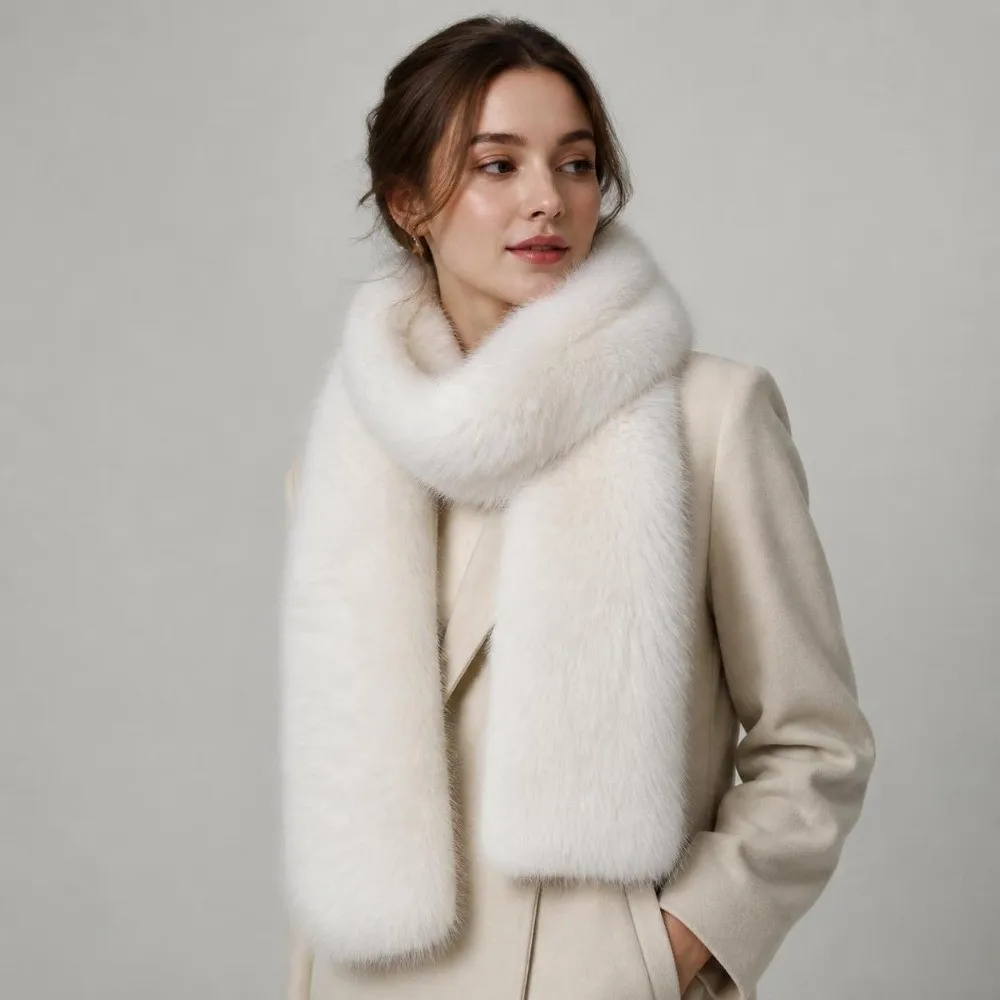 Fashion Thickened Scarf Lengthened Soft Winter Scarf Leopard Pattern Warm Lining Leopard Print Scarf Outdoor Riding