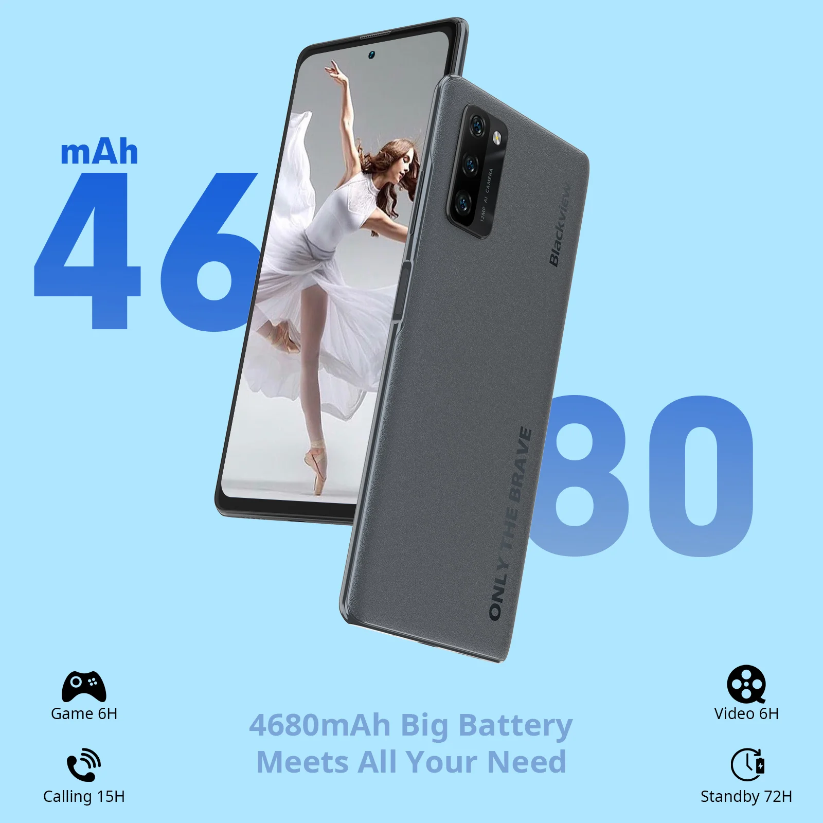 Blackview A100 6GB+128GB Android 11 Smartphone