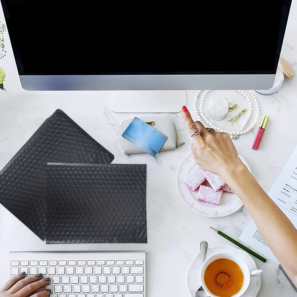 

25 шт. самозапечатывающиеся почтовые пакеты, изолированные транспортировочные конверты для безопасности продукта в дождевых почтовых пакетах, пузырчатые конверты